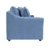 New Classic U1270-30-BLU Sylvie - Sofa With 4 Accent Pillows - Slate Blue