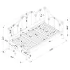 CoasterEssence 300216 Halladay - Metal Twin Daybed - White