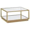 CoasterElevations 722660 Renee - 2 Piece Square Coffee Table Set - Rose Brass
