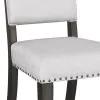 Samuel Lawrence Furniture S964-154 Lenox - Upholstered Side Chair With Nail Head Trim - White