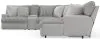 Jackson Furniture Industries 619/34/36/38/39/35/33-18 Jackson Furniture Industries 619/34/36/38/39/35/33-18 Abraxas - 6 Piece Power Reclining Sectional With Lay-Back Chaise And 2 Reclining Seats (RSF Chaise) - Moonstruck