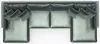 Jackson Furniture Industries 2245/75/31/76-35 Jackson Furniture Industries 2245/75/31/76-35 Remington - 4 Piece Modular Double Chaise Sectional - Pine