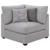 CoasterElevations 551511-S4B Cambria - 4 Piece Upholstered Modular Sectional Sofa - Gray
