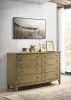 Coaster Fine Furniture 224923 Granada - 8-Drawer Dresser Cabinet - Natural Pine