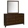 Coaster Fine Furniture 223443M Welsley - 6-Drawer Dresser And Mirror - Walnut