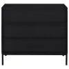 Coaster Fine Furniture 950420 Jess - 2-Door Arched Fluted Glass Accent Cabinet - Black