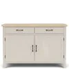 Riverside Furniture 79456 Glenndale - Buffet - Aged White / Wheat