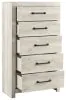 Ashley Furniture B192-46 Cambeck - Five Drawer Chest - Whitewash