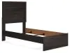 Ashley Furniture B2589B11 Belachime - Twin Panel Bed - Black