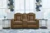 Ashley Furniture 60703/15/18 Wolfridge - 2 Pc. - Power Reclining Sofa, Power Reclining Loveseat With Console - Brindle