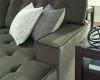 Ashley Furniture PC61702S2 Ashley Furniture PC61702S2 Caspian-Town - 2-Piece Sectional With RAF Corner Chaise - Olive