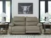 Ashley Furniture PC99201S21 Narwhal Place - 2-Piece Power Reclining Loveseat - Pebble