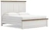 Benchcraft® B4615B10 Benchcraft® B4615B10 Savonport - King Panel Bed - White / Brown