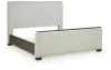 Ashley Furniture PCB843B4 Ashley Furniture PCB843B4 Radkin - King Upholstered Panel Bed - Burnished Brown