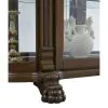 Pulaski Furniture 102003 PFC Curios - Lighted Curved Front 4 Shelf Curio Cabinet - Maple Brown