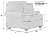 Jackson Furniture Industries 428301-1561/46-2430/38 Farmington - Chair - Buff