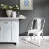 Liberty Furniture 179-C3505-AW Vintage Series - Bow Back Side Chair - Antique White