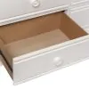 Liberty Furniture 607-BR-FPBDM Summer House - 3 Piece Bedroom Set (Full Panel Bed, Dresser & Mirror) - Oyster White