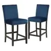 New Classic D400-22-BLU New Classic D400-22-BLU Celeste - Counter Height Chair (Set of 2) - Blue