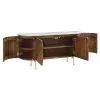 CoasterElevations 105145 Ortega - 4 Door Marble Top Sideboard Buffet Cabinet - Natural