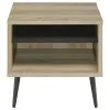 Coaster Fine Furniture 701037 Welsh - Square Engineered Wood Side End Table Antique Pine - Distressed Pine