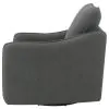 Coaster Fine Furniture 903393 Madia - Upholstered Sloped Arm Swivel Glider Chair - Charcoal