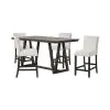 New Classic 45-4125-DW4C New Classic 45-4125-DW4C High Line - Counter Table & 4 Chairs - White