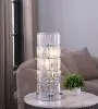 Coaster Fine Furniture 920235 Wanda - Crystal Shade Bedside Table Lamp - Silver