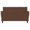 Coaster Fine Furniture 552102 Selma - Velvet Upholstered Crescent Arm Loveseat - Rust