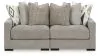 Benchcraft® 20305S1 Benchcraft® 20305S1 Aslan Court - 2-Piece Loveseat Sectional - Pebble