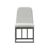 Intercon NV-CH-380C-MCA-RTA Navarro - Outdoor Dining Upholstered Side Chair - Mocha