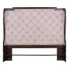 Liberty Furniture 765-BR13HU Providence Park - Queen Upholstered Shelter Headboard - Chateau Brown