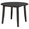 Coaster Fine Furniture 150350 Catley - 5 Piece Round Drop Leaf Dining Table Set - Dark Coffee