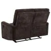 Coaster Fine Furniture 609572 Navarro - Chenille Upholstered Reclining Loveseat - Dark Brown