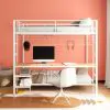 Coaster Fine Furniture 460209WHTB1 Campus - Full over Twin Posts, Front & Rear Guard Rails, Ladder, tube For Part Shelf, Box 1 of 2 - Matte White