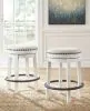 Ashley Furniture D546-324 Ashley Furniture D546-324 Valebeck - UPH Swivel Stool  - White / Black