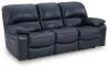 Ashley Furniture U43809/87/74 Ashley Furniture U43809/87/74 Leesworth - 2 Pc. - Power Reclining Sofa, Power Reclining Loveseat - Ocean