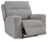 Ashley Furniture 9050313 Biscoe - Power Recliner /Adj Headrest - Pewter