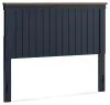 Ashley Furniture B414-57 Ashley Furniture B414-57 Landocken - Queen Panel Headboard - Brown / Blue