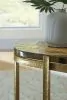 Ashley Furniture A4000716 Porterville - Accent Table - Gold Finish
