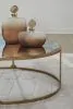 Ashley Furniture T399-0 Korajane - Oval Cocktail Table - Antique Gold