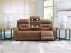 Ashley Furniture PCU1160015A Ashley Furniture PCU1160015A Knightington - Power Reclining Sofa With Audio Seating - Caramel