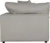 Jackson Furniture Industries 4445/31/59/28-26 Jackson Furniture Industries 4445/31/59/28-26 Posh - 5 Piece Modular Sectional With 2 Armless, 2 Corners, 1 Cocktail Ottoman - Dove