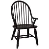 Liberty Furniture 17-C4051 Liberty Furniture 17-C4051 Treasures - Bow Back Arm Chair - Black
