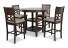 New Classic D1763-52S-CHY New Classic D1763-52S-CHY Mitchell - 5 Piece Counter Dining Set - Cherry