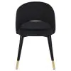CoasterEssence 193562 Lindsey - Upholstered Dining Side Chair (Set of 2) - Black