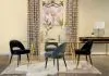 CoasterEssence 190621GLD Gilman - Rectangular Glass Top Dining Table - Gold