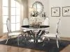 CoasterElevations 107891 Anchorage - Round Glass Top Dining Table - Chrome