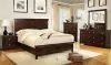 Furniture of America CM7113CH-M Spruce - Mirror - Brown Cherry