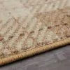 Furniture of America RG8183M Kendrick - 5' x 7' Plaid Area Rug - Beige